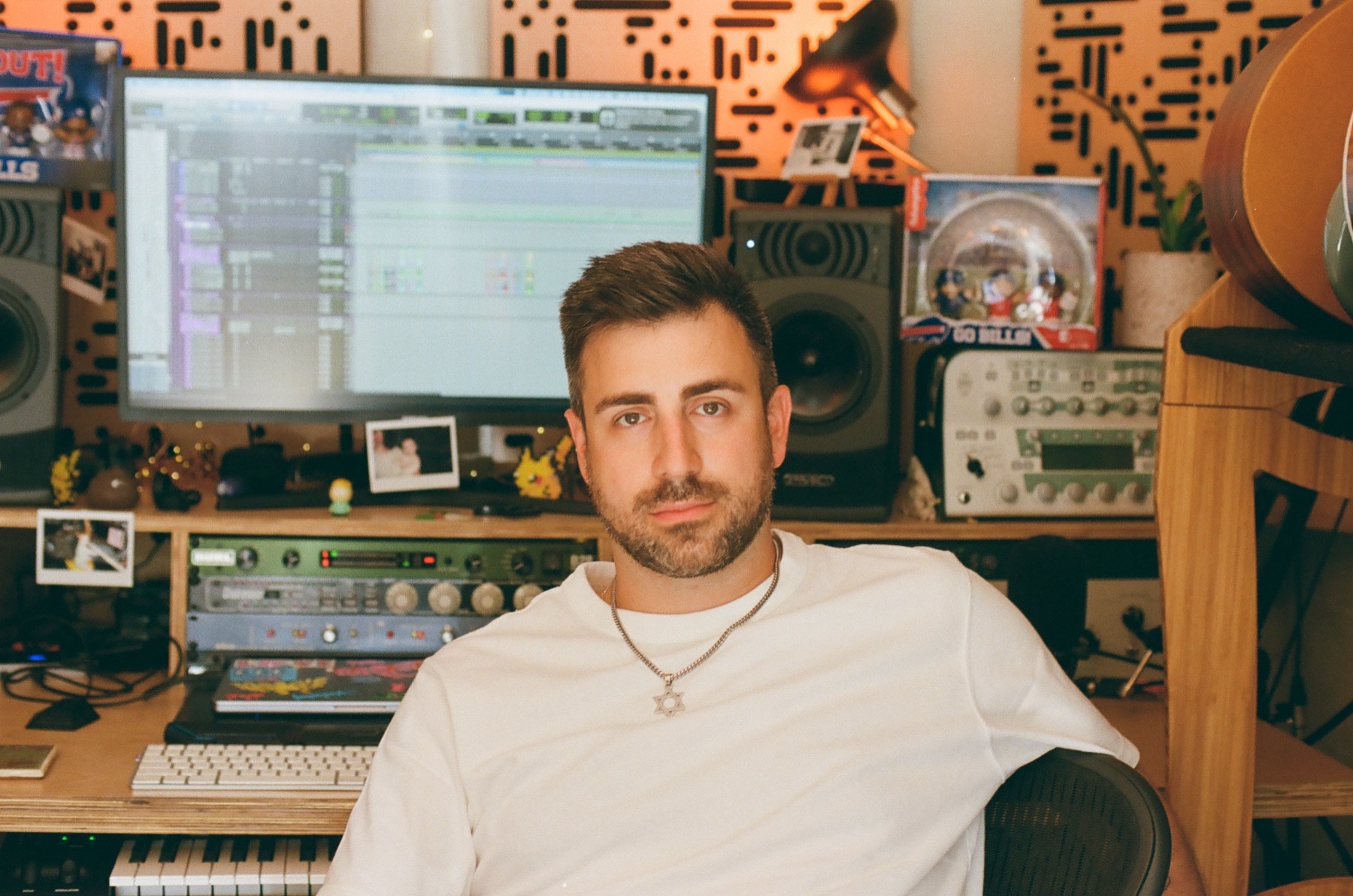 Justin Gammella in his studio